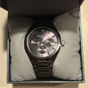Geoffrey Beene Metallic Gray Watch